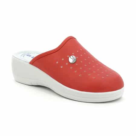 INBLU, SABOT SYNTHETIQUE ANTI CHOQUE ROUGE 4033R