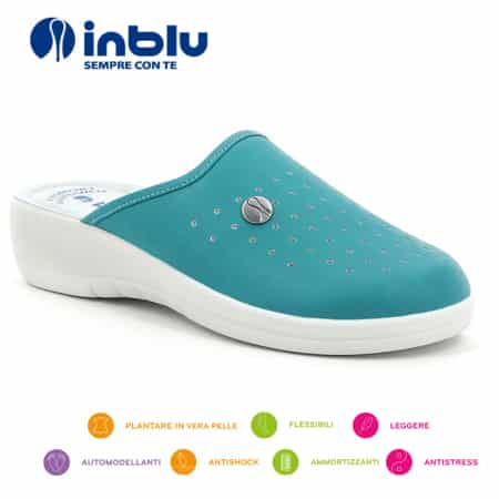 INBLU, SABOT SYNTHETIQUE ANTI CHOQUE VERT CLINIQUE 4033AQ