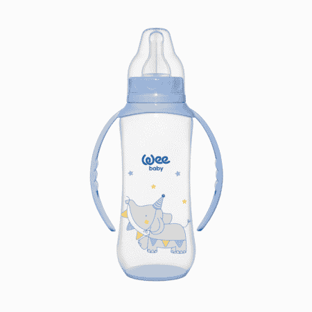 BIBERON CLASSIQUE EN PP AVEC POIGNEES 270 ml Rèf° 745F